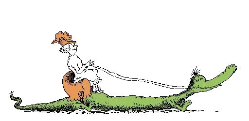 Aunt Annie's Alligator, from Dr. Seuss's ABC