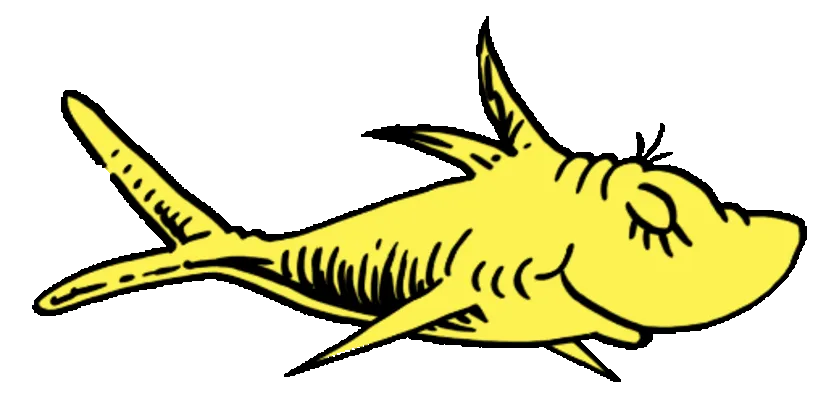 Glad Fish, from One Fish Two Fish Red Fish Blue Fish