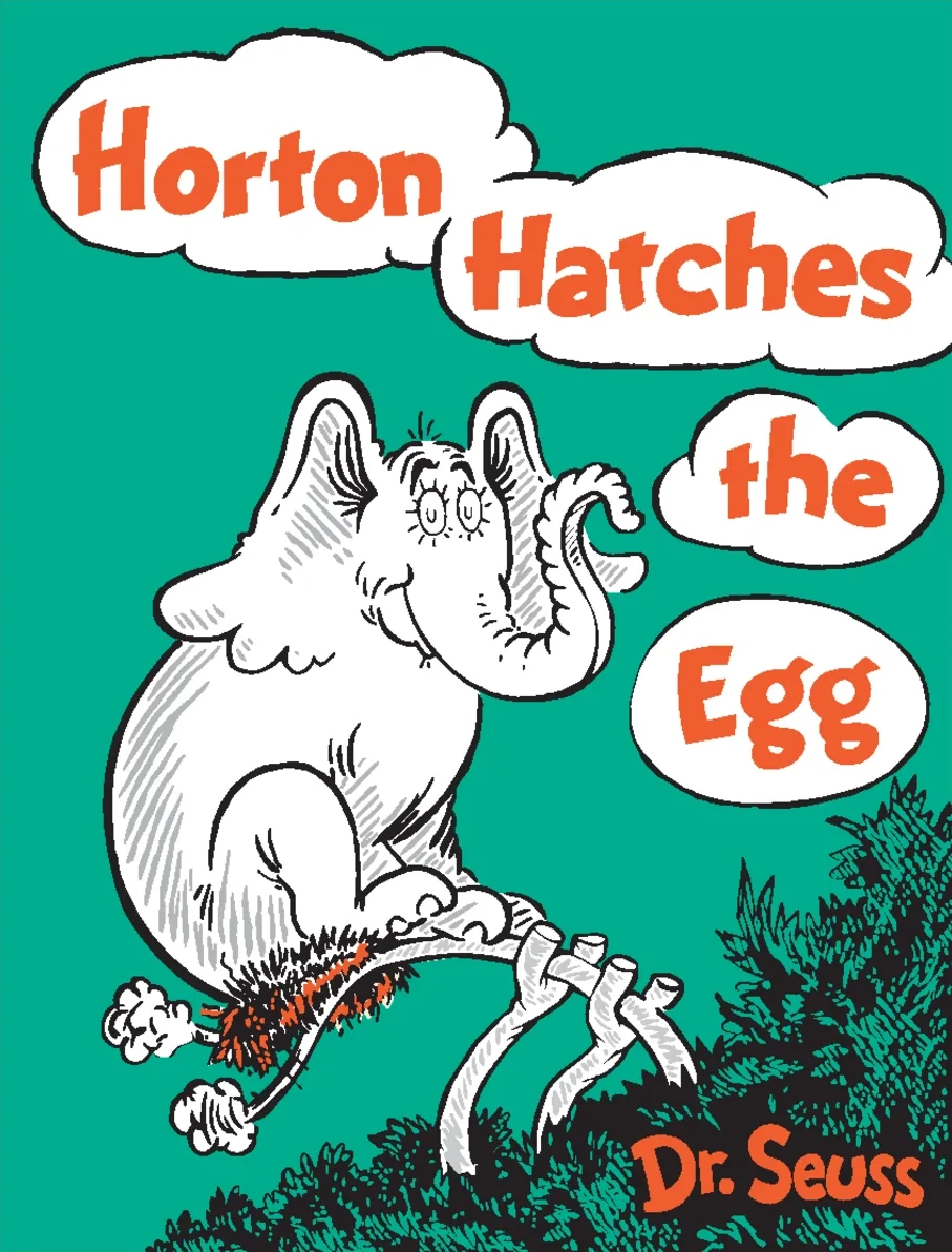 Horton Hatches the Egg book cover by Dr. Seuss (1940)