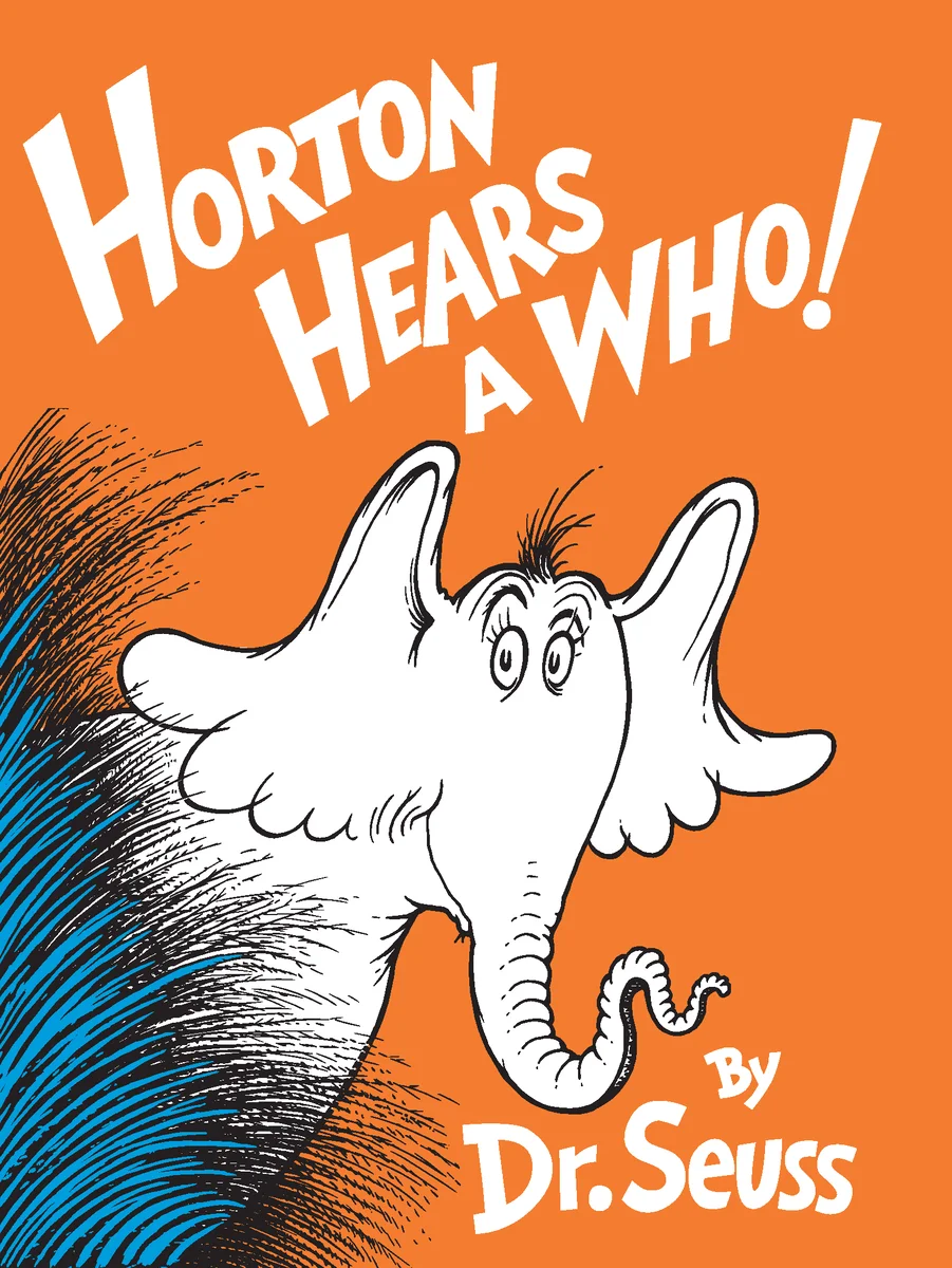 Horton Hears a Who! book cover by Dr. Seuss (1954)