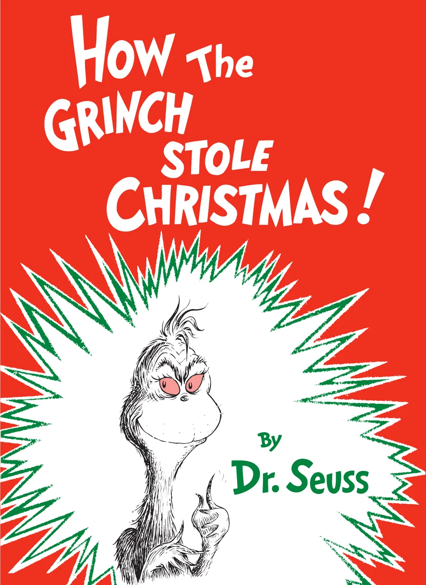 How the Grinch Stole Christmas! book cover by Dr. Seuss (1957)