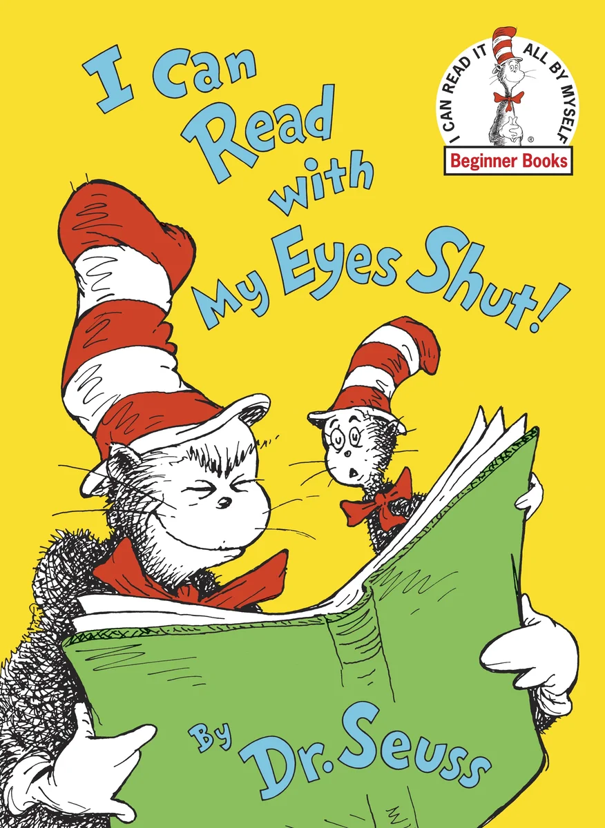 I Can Read With My Eyes Shut! book cover by Dr. Seuss (1978)