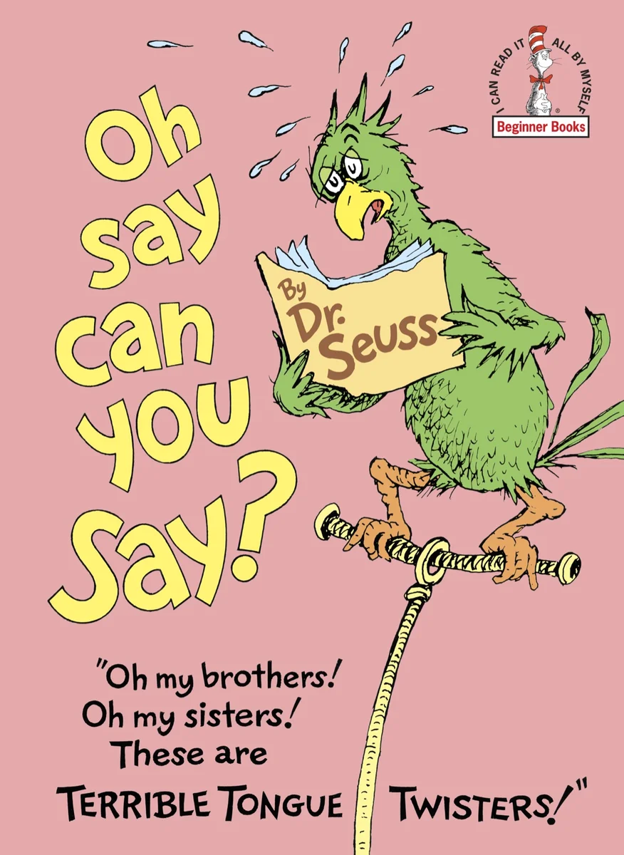 Oh, Say Can You Say? book cover by Dr. Seuss (1979)