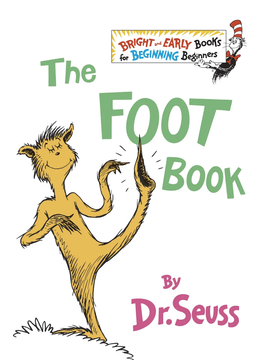 The Foot Book book cover by Dr. Seuss (1968)