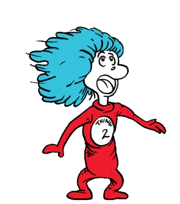 Thing Two, from The Cat in the Hat